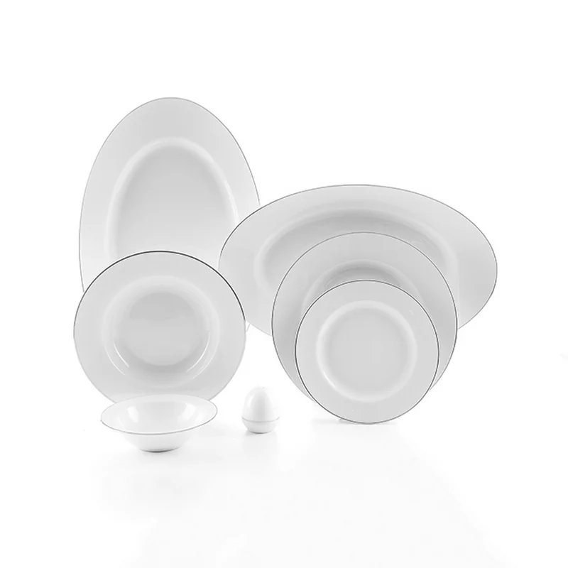 سرویس چینی زرین 6 نفره غذاخوری سمن ایتالیااف (28 پارچه)