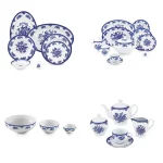 سرویس چینی زرین 12 نفره کامل فلورانس (102 پارچه)