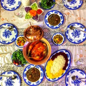 چینی زرین طرح فلورانس 12 نفره کامل 102 پارچه