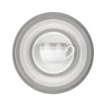 سرویس چینی زرین 12 نفره کامل سیلورلاینر (102 پارچه)