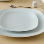 سرویس چینی زرین 6 نفره غذاخوری سفید کواترو (27 پارچه)