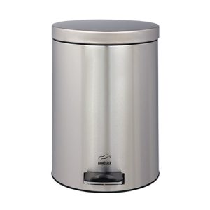 سطل زباله پدالدار 14 لیتری بهازکالا استیل (درب استیل)