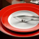 سرویس چینی زرین 6 نفره غذاخوری گیلاس (28 پارچه)