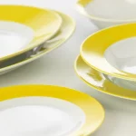 سرویس چینی زرین 6 نفره غذاخوری آفتاب ایتالیااف (28 پارچه)