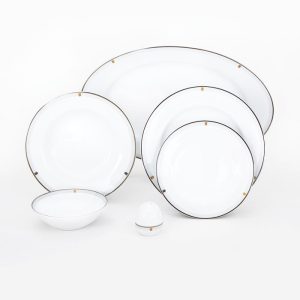 سرویس چینی زرین 6 نفره غذاخوری اپرا (28 پارچه)