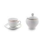 سرویس چینی زرین 6 نفره چای خوری سپیدار (14 پارچه)