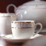 سرویس چینی زرین 6 نفره چای خوری روما (12 پارچه)
