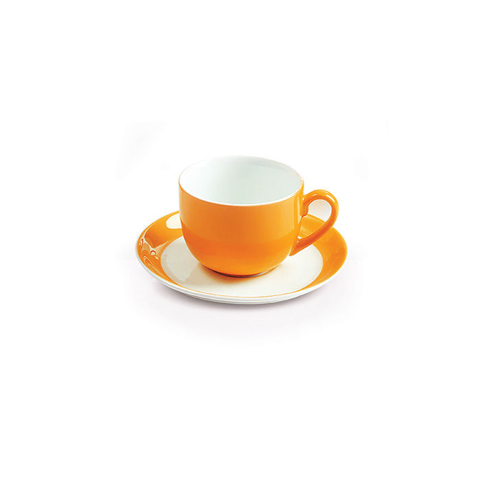 سرویس چینی زرین 6 نفره چای خوری نارنج (12 پارچه)