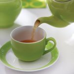 سرویس چینی زرین 6 نفره چای خوری پسته (17 پارچه)
