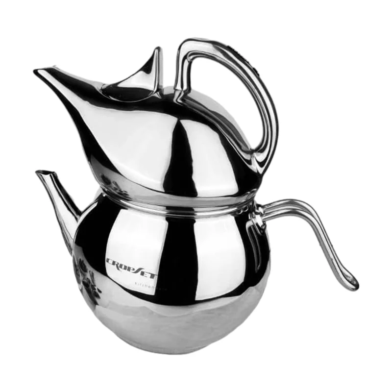 ست کتری و قوری کروپ ست مدل دنیز استیل کد 303