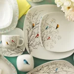 سرویس چینی زرین 12 نفره کامل رسپینا (98 پارچه)