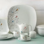 سرویس چینی زرین 12 نفره کامل رسپینا (98 پارچه)