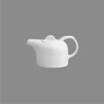 قوری چای چینی زرین سفید (2 فنجان)