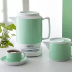 چای ساز چینی زرین پاستل سبز