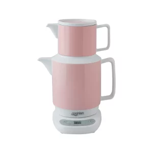 چای ساز چینی زرین پاستل صورتی