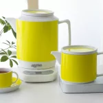 چای ساز چینی زرین پاستل لیمویی