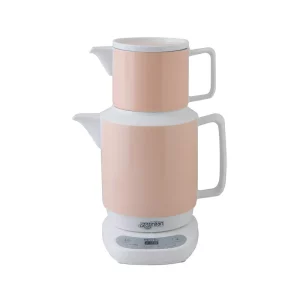 چای ساز چینی زرین پاستل گلبهی