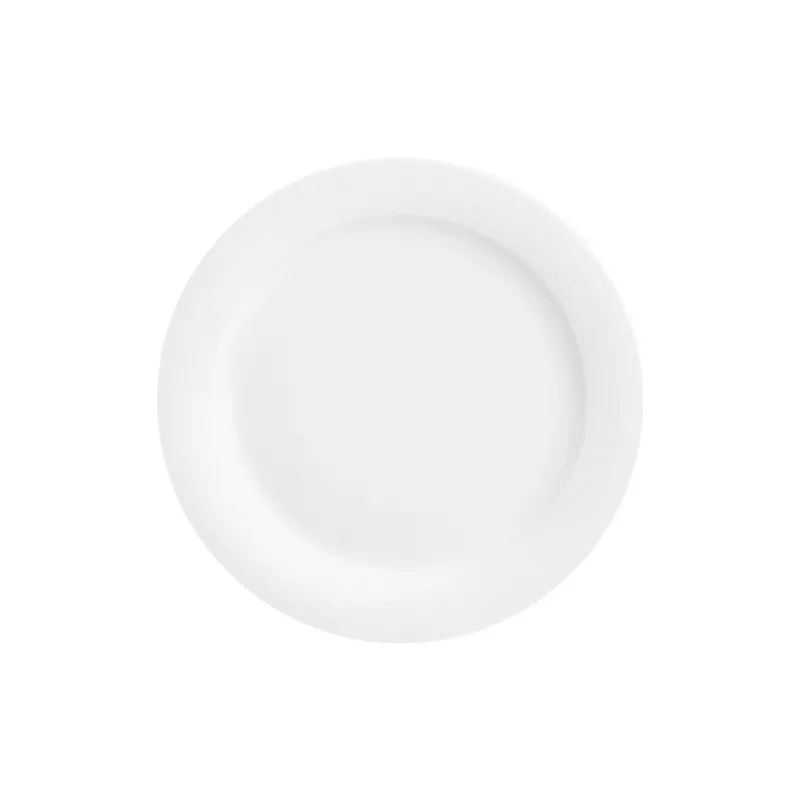 بشقاب تخت چینی زرین سفید (سایز 22)