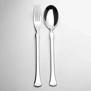 سرویس قاشق و چنگال 18 نفره رولنزا مدل B35 استیل براق (106 پارچه)