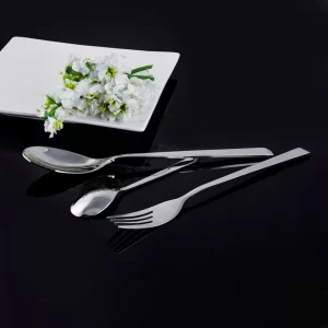 سرویس قاشق و چنگال 18 نفره رولنزا مدل C36 استیل براق (106 پارچه)