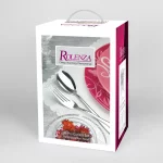 سرویس قاشق و چنگال 6 نفره رولنزا مدل C36 استیل براق (39 پارچه)