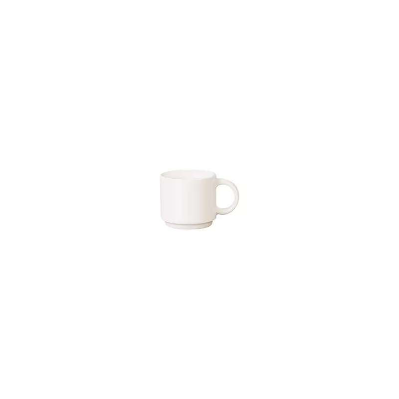 فنجان اسپرسو چینی زرین فرم اس سفید (60 سی‌سی)