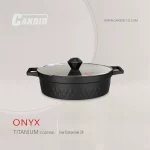 تابه دودسته تیتانیوم کاندید مدل اونیکس (سایز 28)