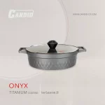 تابه دودسته تیتانیوم کاندید مدل اونیکس (سایز 28)