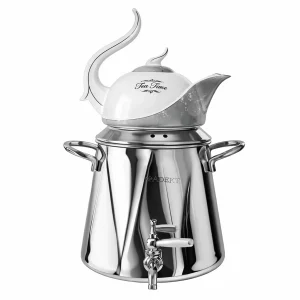 ست کتری قوری کروپ ست مدل آرسس استیل کد 703