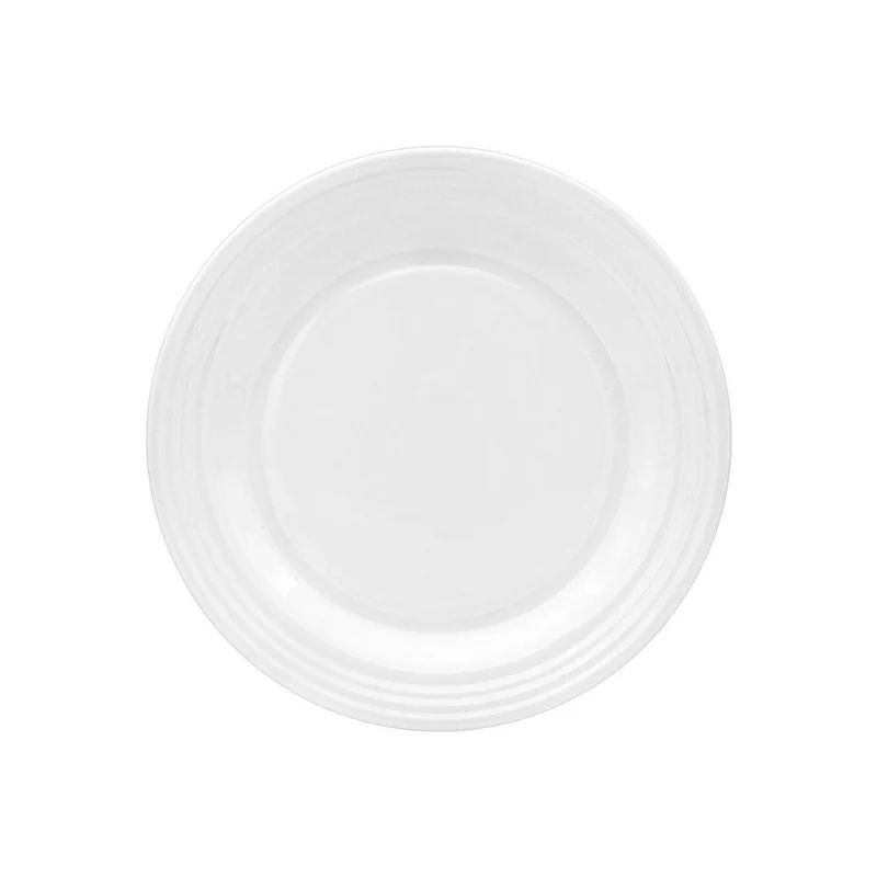 بشقاب تخت میوه خوری پارس اپال هتلی سفید (سایز 20)