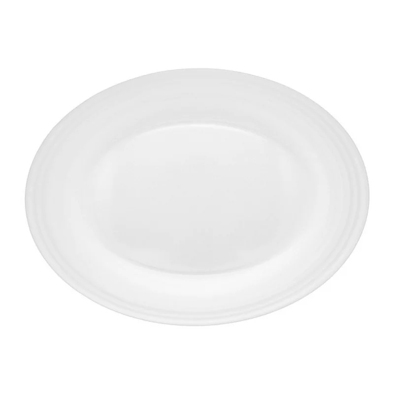 دیس بیضی پارس اپال هتلی سفید (سایز 33)