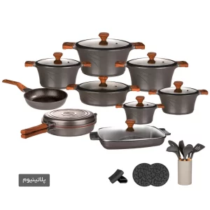 سرویس قابلمه تیتانیوم کاندید مدل سزار (28 پارچه)