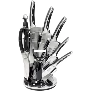 سرویس کارد آشپزخانه استیل بلر کد 111 (9 پارچه)