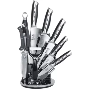 سرویس کارد آشپزخانه استیل بلر کد 222 (9 پارچه)