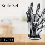 سرویس کارد آشپزخانه استیل بلر کد 333 (9 پارچه)