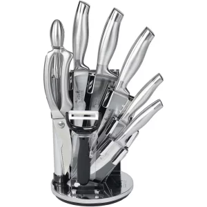 سرویس کارد آشپزخانه استیل بلر کد 555 (9 پارچه)