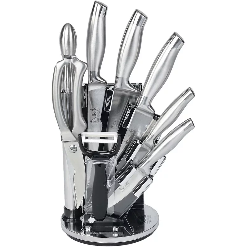 سرویس کارد آشپزخانه استیل بلر کد 555 (9 پارچه)