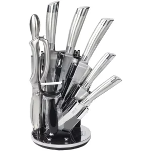 سرویس کارد آشپزخانه استیل بلر کد 666 (9 پارچه)