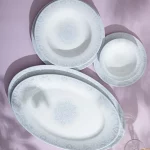 سرویس چینی زرین 12 نفره کامل ادلین توسی (102 پارچه)