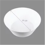 پیاله چینی زرین فرم اس پروجا (سایز 24)