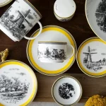 پیاله چینی زرین فرم اس ویلیج (سایز 9)