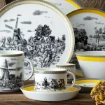 پیاله چینی زرین فرم اس ویلیج (سایز 9)