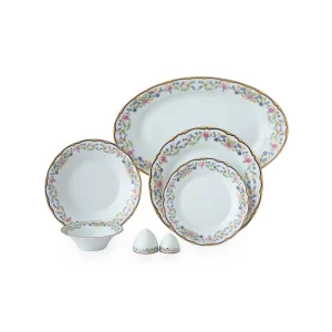 سرویس چینی زرین 6 نفره غذاخوری گلستان شهرزاد (35 پارچه)