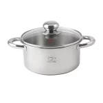 سرویس قابلمه پارس استیل کف سه لایه (8 پارچه)