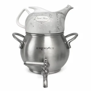 ست کتری قوری کروپ ست مدل روشاک مات کد 1603