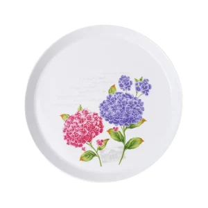 بشقاب تخت چینی زرین فرم اس غزل (سایز 27)