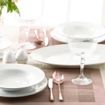 سرویس چینی زرین 6 نفره غذاخوری زرین رزگلد (28 پارچه)