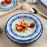 سرویس چینی زرین 6 نفره غذاخوری ماهور ایتالیااف (28 پارچه)