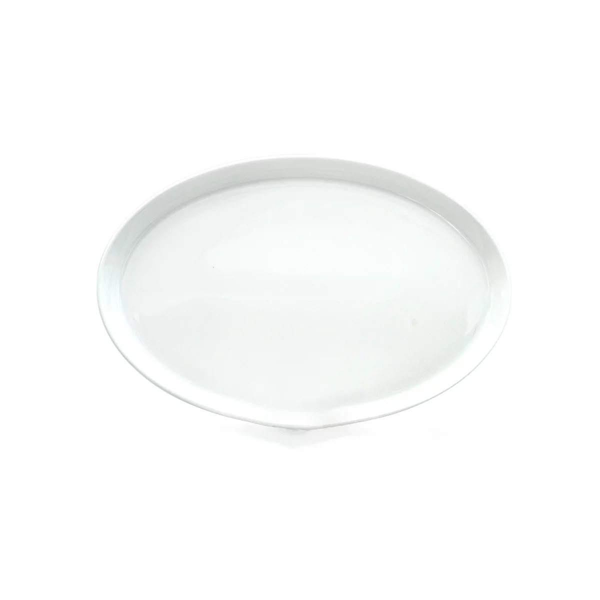 سینی بیضی چینی زرین سفید شهرزاد (سایز 26)