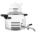 ست کتری قوری پارس استیل مدل درسا